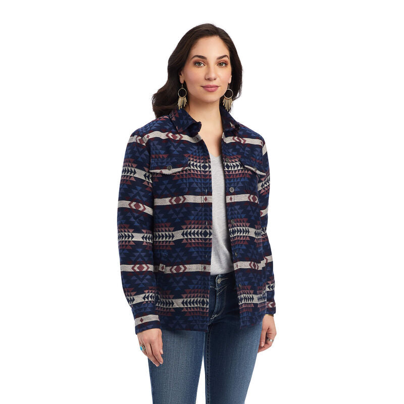Shacket Shirt Jacket- Mountain Peak