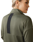 Breathe 1/2 Zip Sweatshirt-Beetle