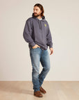 Gradient Badge Hoodie
