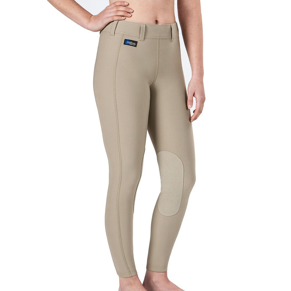 X Large Kids Stretchable Breathable Riding Formfitting In Classic Tan For Comfort