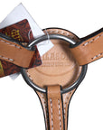 Hilason Western Horse Breast Collar Headstall American Leather Tan Serape Print