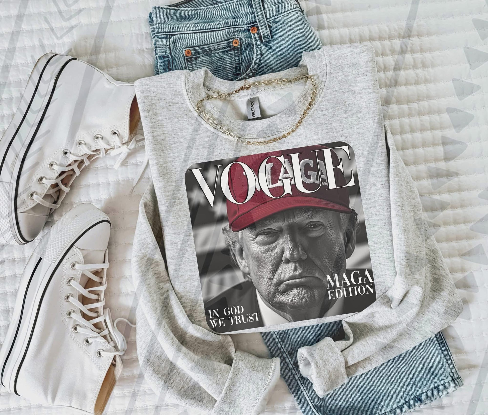 MAGA EDITION in god we trust tee &amp; sweatshirt