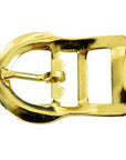 Hilason W. H. Tk. Stamped Halter Buckle Brass Plt. – Hilason