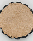 Hilason Plain Scalloped Leather Rosette Concho Saddle Tack Tan 1-3/4"