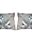 Hilason Pl503-F Cowhide Leather Hair-On Patchwork Cushion Pillow Cover