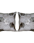 Hilason Cowhide Leather Hair-On Patchwork Cushion Pillow Cover