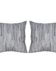 Hilason Cowhide Leather Hair-On Patchwork Cushion Pillow Cover