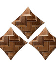 Hilason  Cowhide Leather Hair-On Patchwork Cushion Pillow Cover