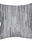 Hilason Cowhide Leather Hair-On Patchwork Cushion Pillow Cover