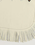 Hilason Western Bull Riding Chinks Chaps Adult Pro Rodeo Bronc Leather White