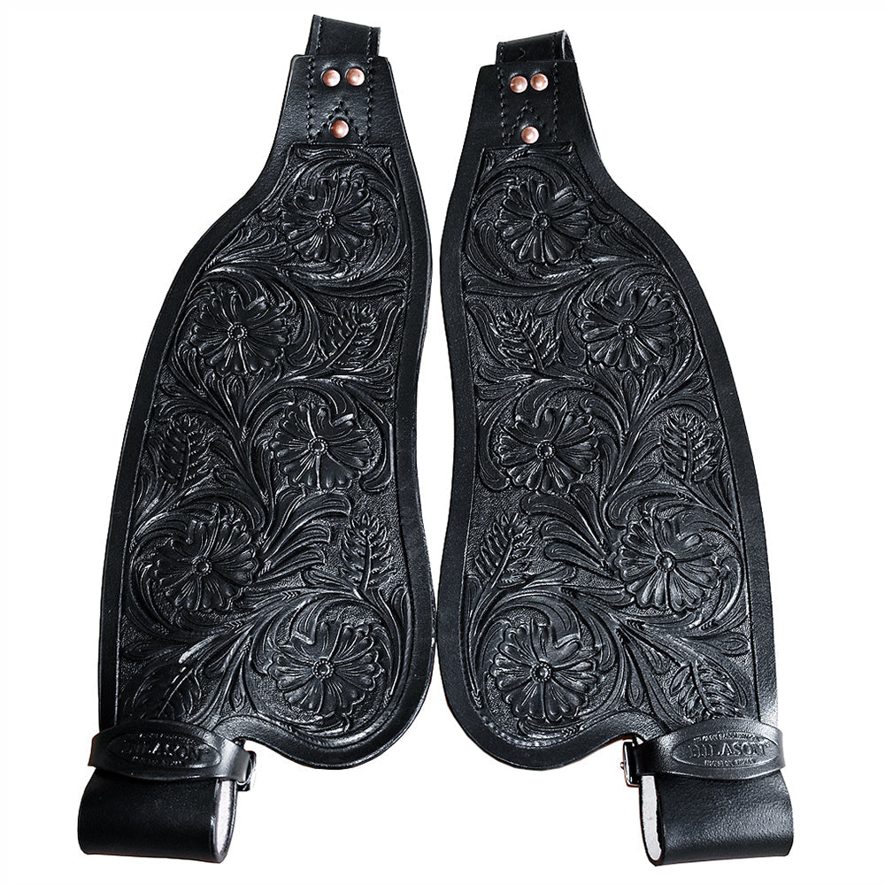 Hilason Leather Saddle Replacement Fender Pair With Hobble Strap Adult
