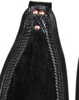 Hilason Leather Saddle Replacement Fender Pair With Hobble Straps Adult