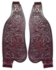 Hilason Leather Saddle Replacement Fender Pair With Hobble Strap Adult