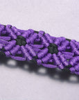 Hilason Horse Breast Collar  Braided Paracord Pink / Black