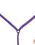 Hilason Horse Breast Collar Braided Paracord Pink / Black