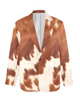 Baha Ranch Cowhide Print blazer