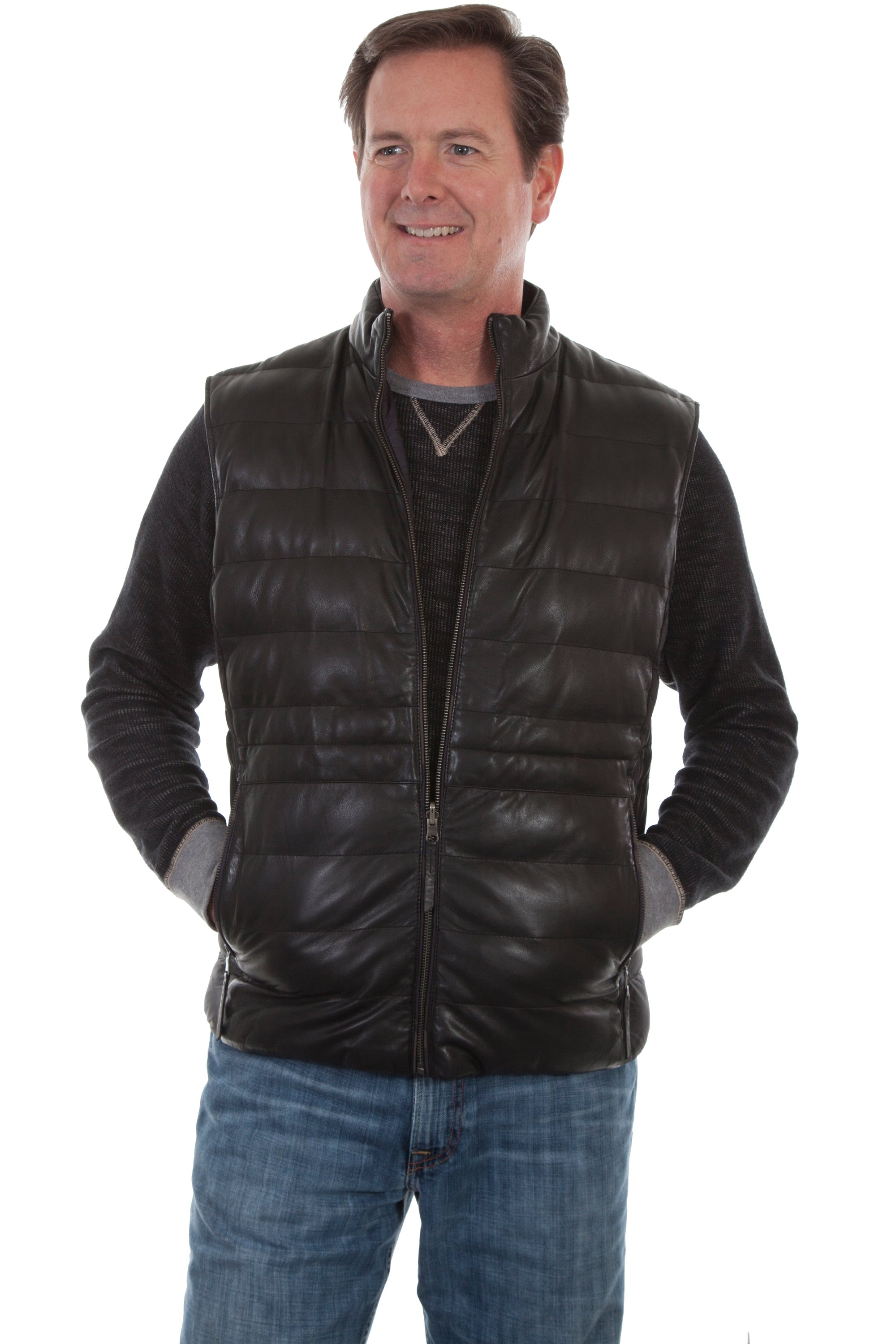 Reversible W/hood Vest - 1018