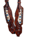 Hilason Western Horse One Ear Headstall Bridle American Leather Brown