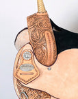Flex Tree Western Horse Saddle American Leather Trail Barrel By Hilason