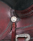 Hilason Western Horse Treeless Trail Pleasure American Leather Saddle