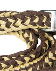 1" X 8Ft Hilason Braided Poly Barrel Reins Horse Racing Flat Grip Knots