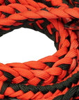 1" X 8Ft Hilason Braided Poly Barrel Reins Horse Racing Flat Grip Knots