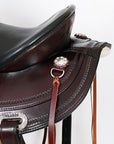 Hilason Western Draft Horse Trail PleasureAmerican Leather Saddle