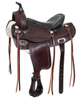 Hilason Western Draft Horse Trail PleasureAmerican Leather Saddle