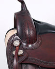 Leather Western Saddle With Flex Tree For Trail Riding