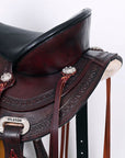Leather Western Saddle With Flex Tree For Trail Riding