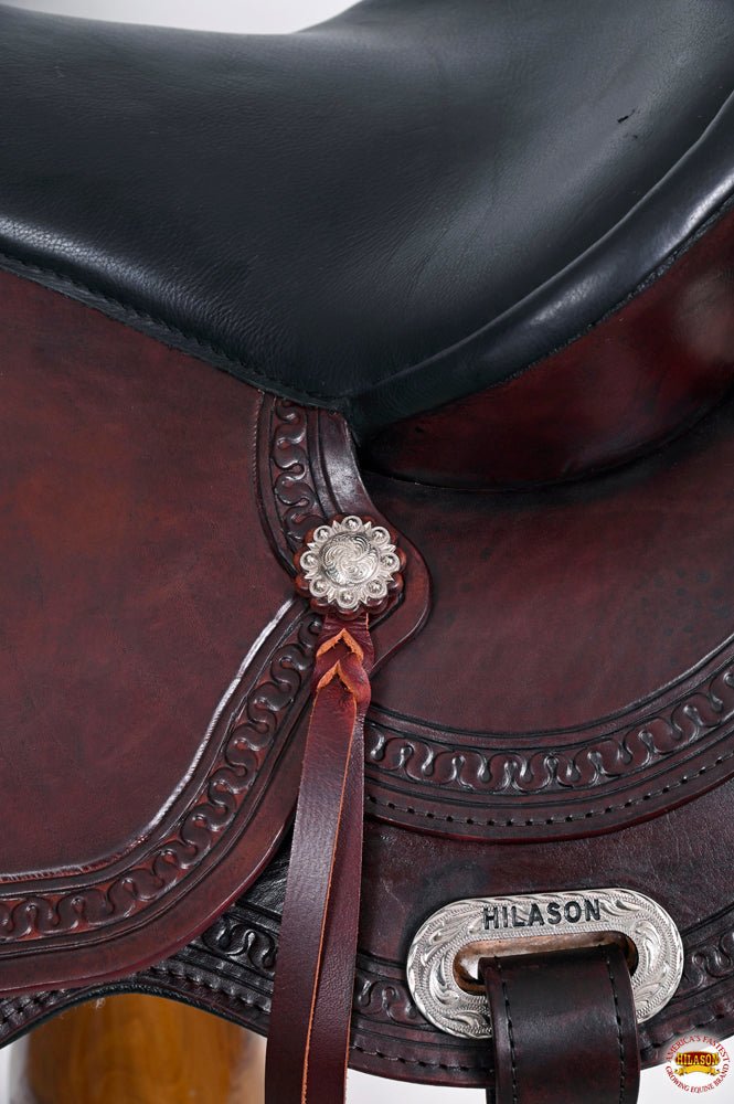 Leather Western Saddle With Flex Tree For Trail Riding