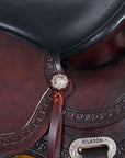 Leather Western Saddle With Flex Tree For Trail Riding