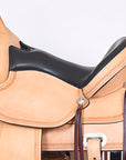HILASON Western Horse Saddle American Leather Flex Tree Trail & Pleasure Tan | for Horses