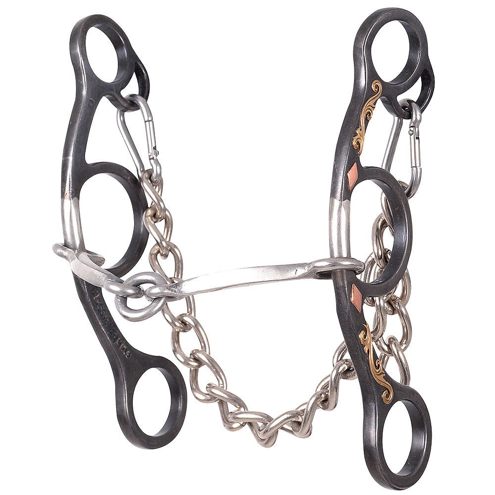 Equibrand Sherry Cervi Diamond Short Shank O Ring Square Snaffle H.