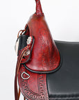 Western Horse Saddle Hilason Treeless Trail American Leather
