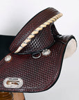 Hilason Western Horse Saddle Treeless Trail Genuine American Leather