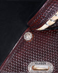Hilason Western Horse Saddle Treeless Trail Genuine American Leather