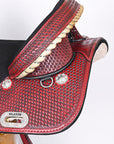 Hilason Western Horse Saddle Treeless Trail Barrel American Leather