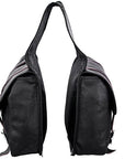HILASON Western Leather Horse Saddle Bag For Trail