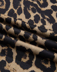 Leopard & Floral Square Neck Long Sleeve T-Shirt