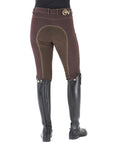 Ovation Euro Melange Full Seat Breech Ladies Antimicrobial Brown