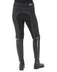 Ovation Euro Melange Full Seat Breech Ladies Antimicrobial Black