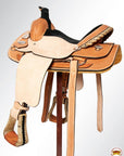 Western Horse Saddle American Leather Basketweave Ranch Roping Cowboy Hilason
