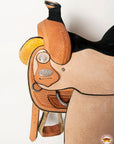 Western Horse Saddle American Leather Basketweave Ranch Roping Cowboy Hilason