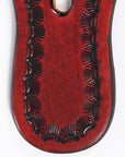 Hilason Western Saddle Repair Leather Cinch Girth Holder Mahogany