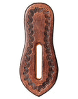 Hilason Western Saddle Repair Leather Cinch Girth Holder Brown