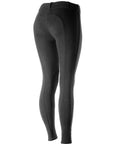 36" Horze Ella Womens Pull On Knee Patch Breeches Soft Slightly Stretchy Black