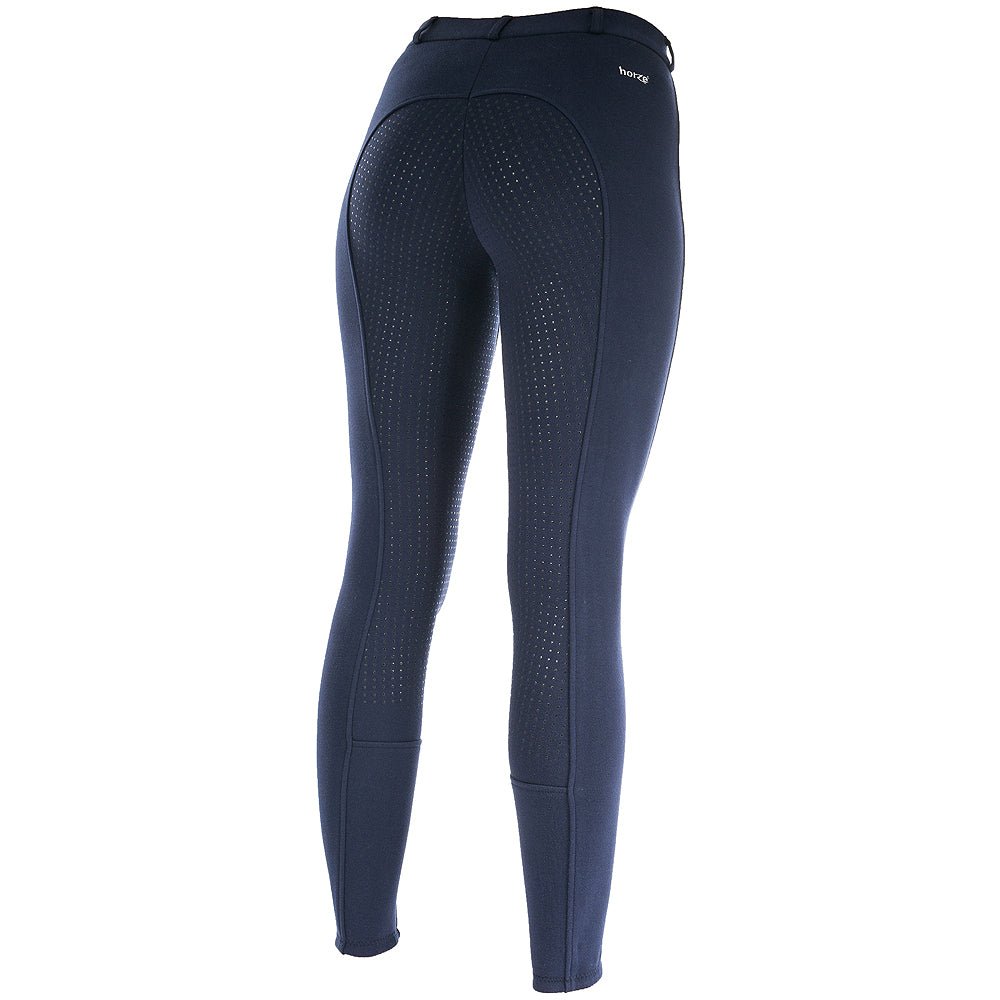 38-Inch Womens Active Silicone Grip Full Seat Breeches Peacoat Blue