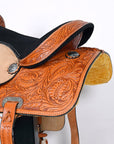 Comfytack Western Kids Youth Children Miniature Pony Saddle Leather Trail Tack