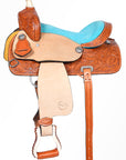 Western Kids Youth Children Miniature Pony Saddle Leather Trail Tack Comfytack